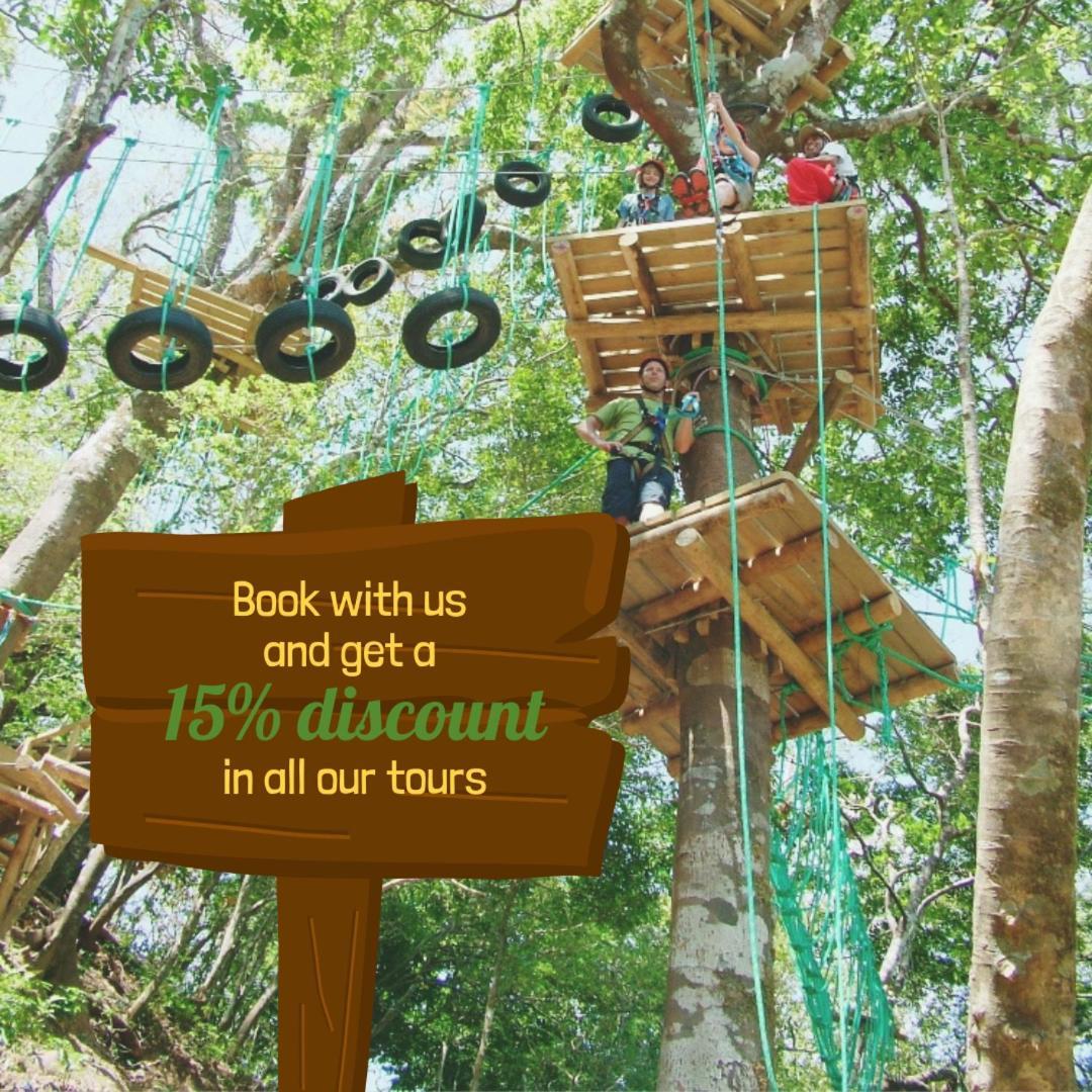 Adventure Park & Hotel Vista Golfo Tajo Alto Exterior foto